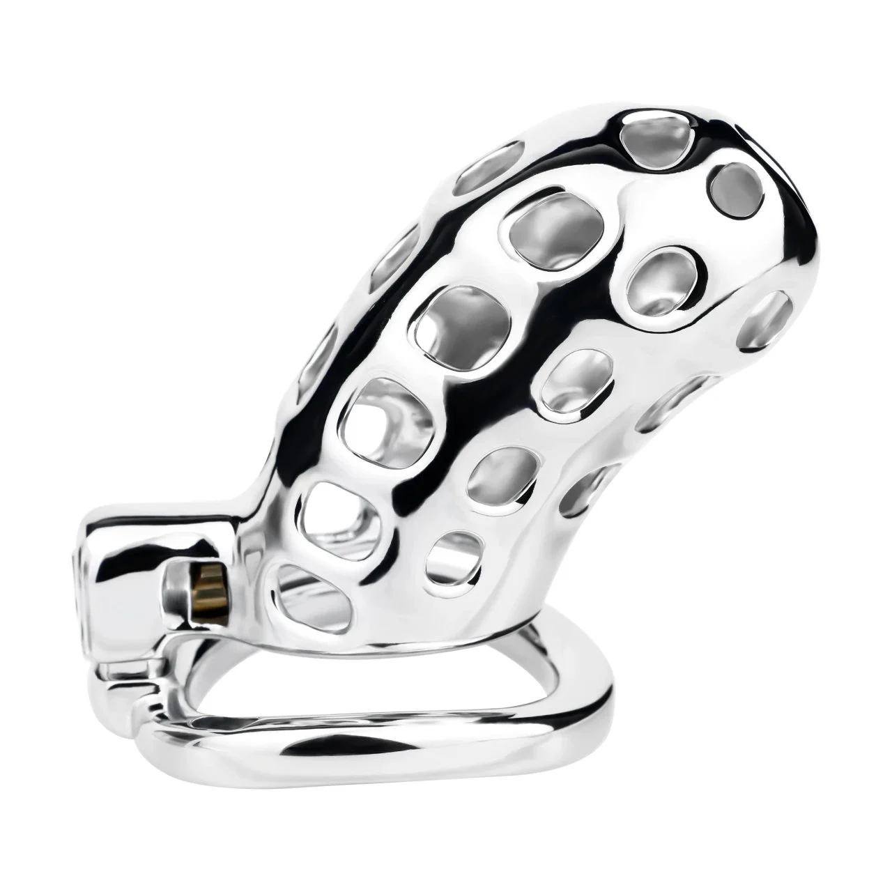 Male Metal Chastity Device Effective Penis Restraint for Easy Wear Available in Three Sizes Male Product