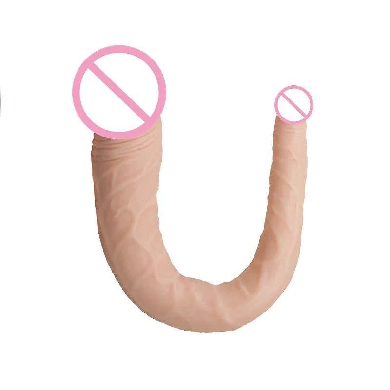 Adult Products Artificial Penis Realistic Long Double Ended Anal Dildo for Men Sex Toy Women