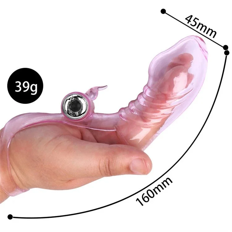 Sex Toys for Women Orgasm Clitoris Stimulator G Spot Massager Vibrating Finger Sleeve Vibrator