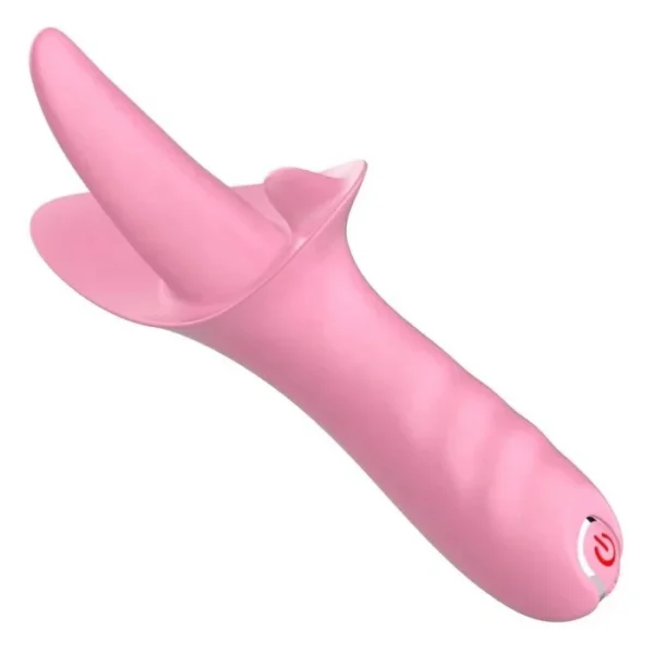 USB Powered 10-Frequency Silicone Tongue Vibrator Sex Toy for Female G-Spot Masturbation