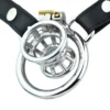 Stainless Male Chastity Device Fetish Penis Cage Strap on Dildo Cock Cage