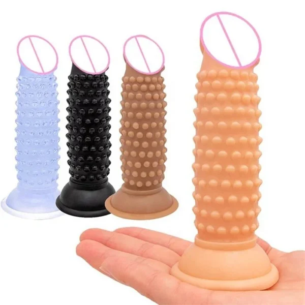 Adult Small Silicone Vibrator Soft Realistic Huge Dildo Toys for Beginners PVC Sex Toys for Couples