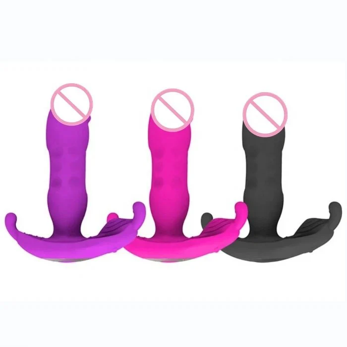Rechargeable Rabbit Thrusting Anal Vibrator Wearable Prostate Massage Panty G-Spot Vaginal Vibrators