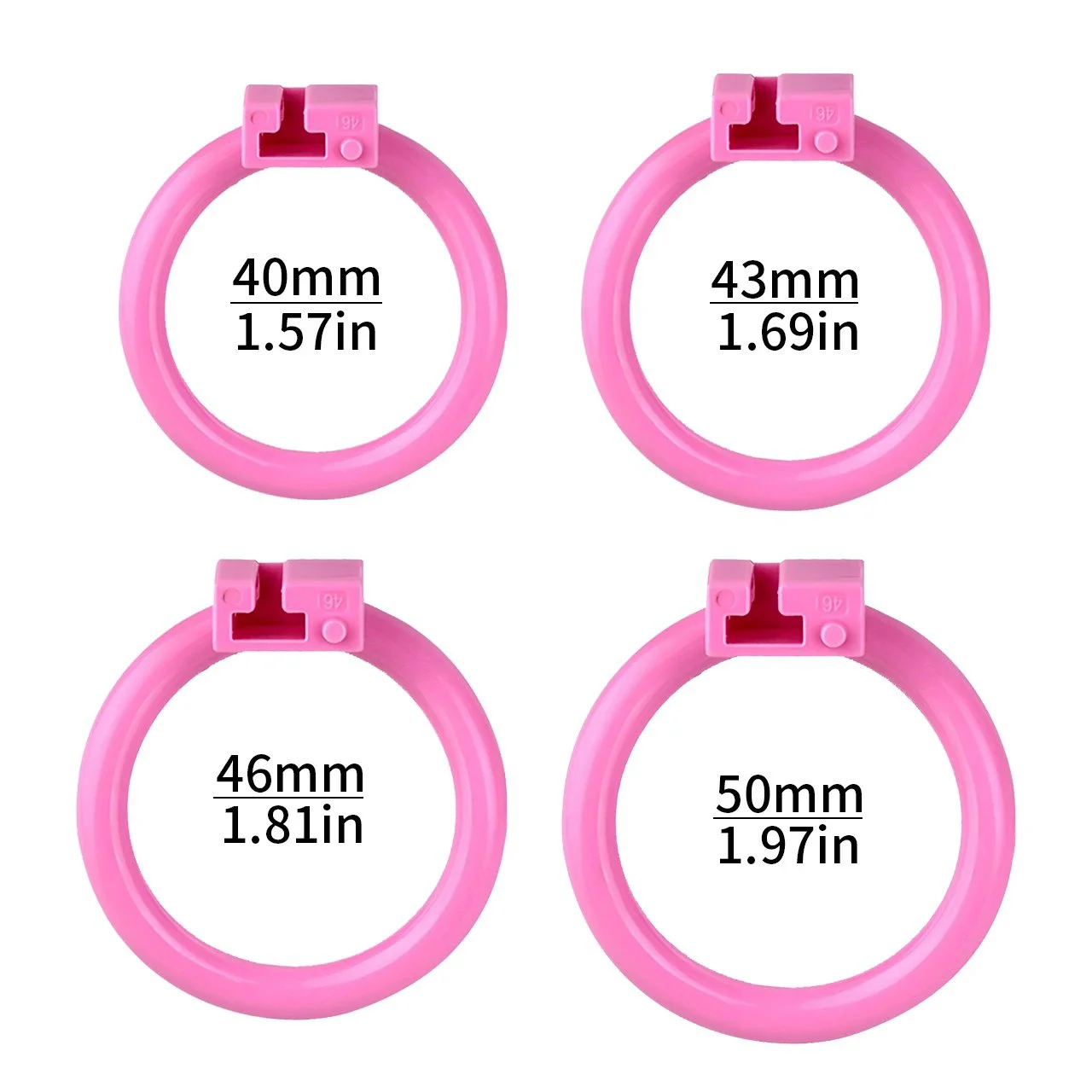 Sissy Chastity Cage pink Pussy Small Chastity Cock Cages Vagina Male Chastity Devices Lock 4 Rings for Sissy Men
