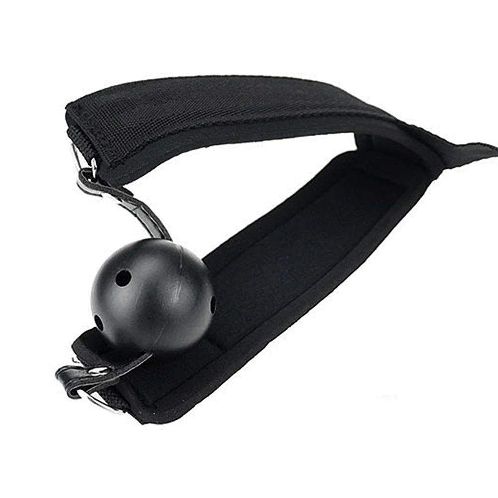 Black Leather Fetish Male Bondage Sex Toys Handcuffs Straps Mouth Gag Cross Tie Set Couple Restraint Rope Gear