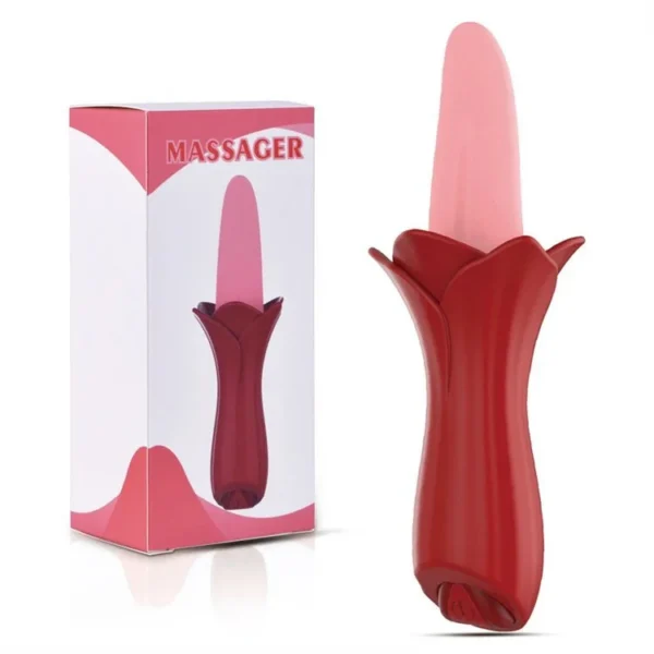 Sex Toys Vibrator for Women Vagina Nipple Clitoris Stimulator G Spot Rose Tongue Vibrator
