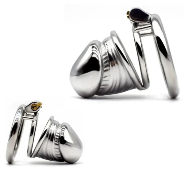 Total High 80mm 304 Stainless Steel Sex Shop Toy Adult Man Sex Toy Chastity Device for Men Bondage Gear for Male