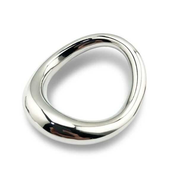 Stainless Steel Irregular Design C Ring Curved Ergonomic Metal Cock Ring 3 Sizes of Penis Ring