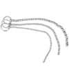 Urethral Sounds 3 PCS Set Stainless Steel Penis Plug with Multi Beads Smooth Urethral Dilators Masturbation for Men