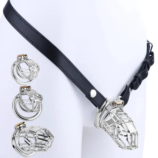 SML Sizes Chastity Cock Cage Built-in Lock Role Playing Sex Toy for Men Gay Penis Abstinence Chastity Belt
