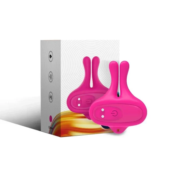9-Speed Nipple Clitoral Stimulation Breast Clips Clamp Vibrator Erotic Adult Sex Toys for Couples Women's Breast Massage Bondage