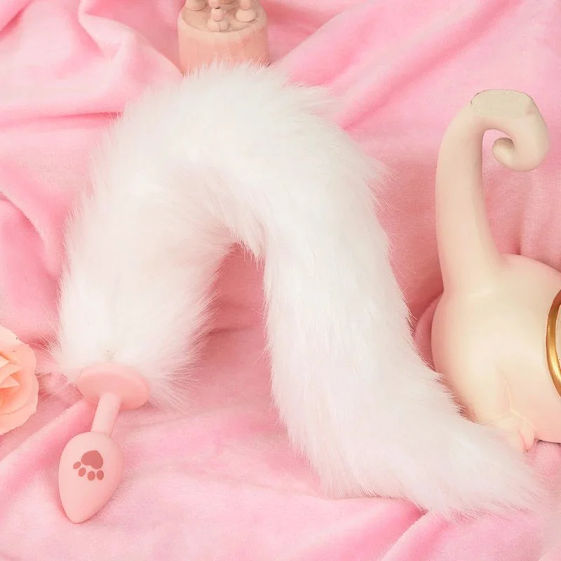 Sex Toys Silicone Cat Claw Tail Anal Plug Female Masturbation Sex Toys Romantic Fun Toys Anal Plug Tail
