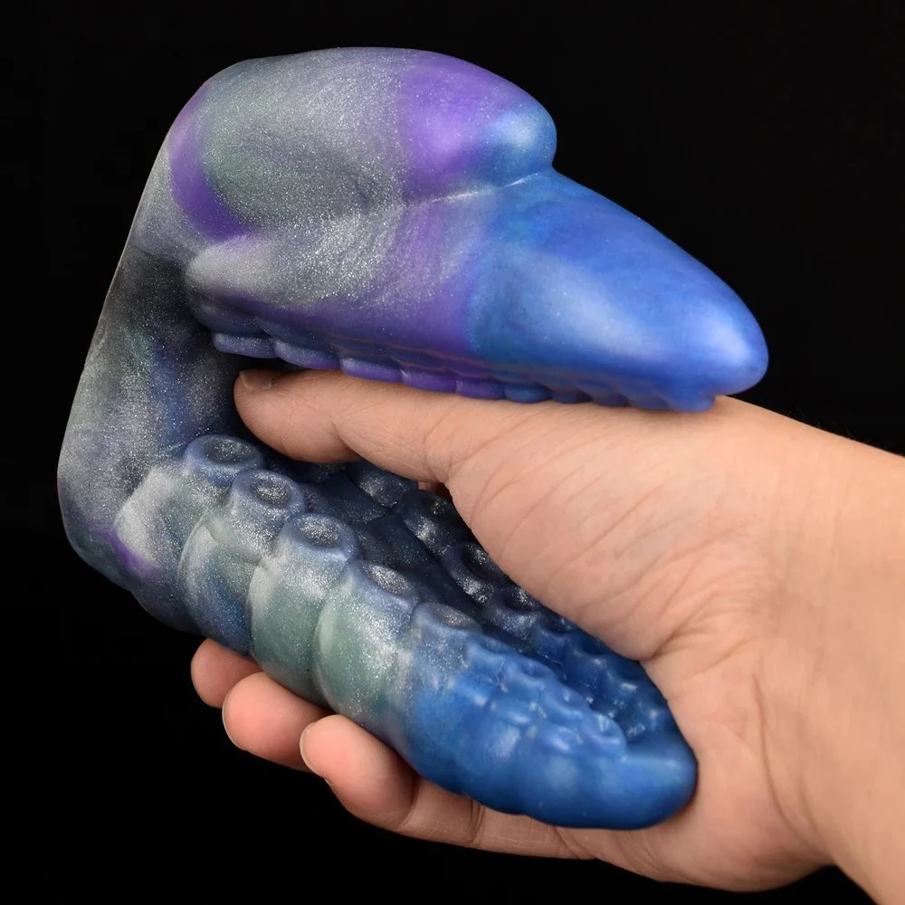 Alien Sleeve Colours Tentacle Vibrating Finger Sleeve Male Adult Products