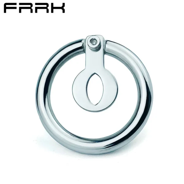 Total High 24mm 304 Stainless Steel Artificial Male Chastity Belt Plug for Men