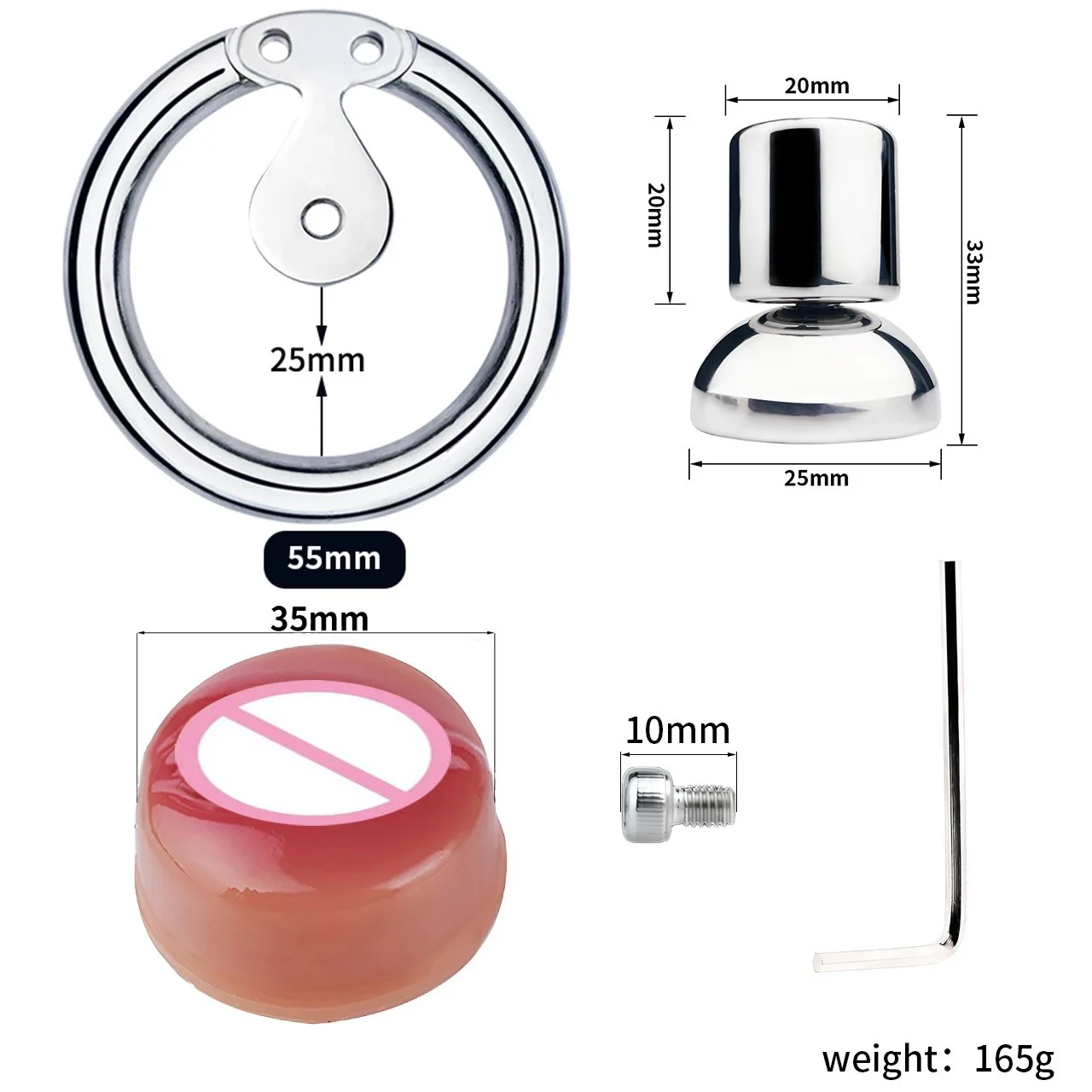 Pussy Shape Chastity Cage Sissy I Chastity Cage CBT Game Stainless Steel Man Cock Cage Prevent Masturbation