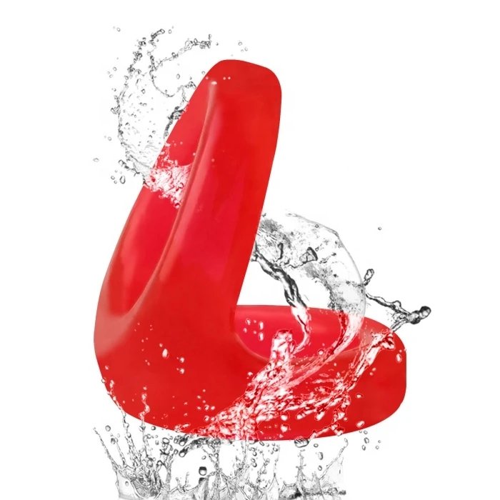 Stretchable Men's Silicone TPE Adult Sex Toys Delay Cock Ring Jelly Rubber Penis Ring for Men