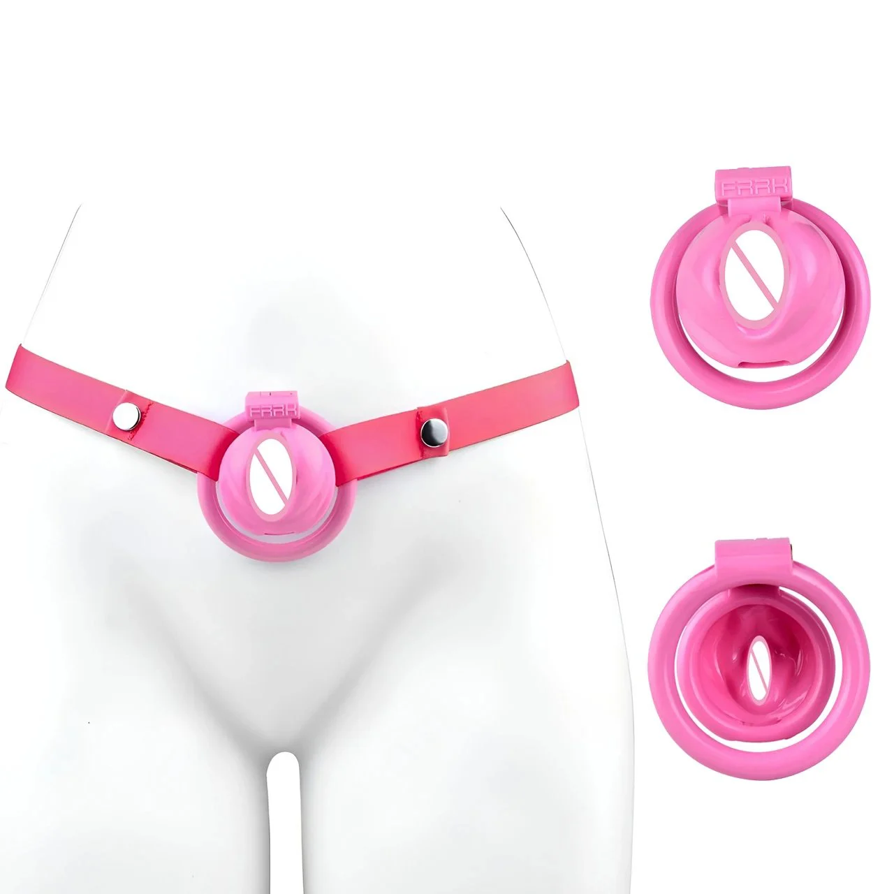 Sex Toy for Men Adult Erotic Urethral Lock Bondage Waist Belt Male Chastity Cock Cage Penis Sleeve Cockrings