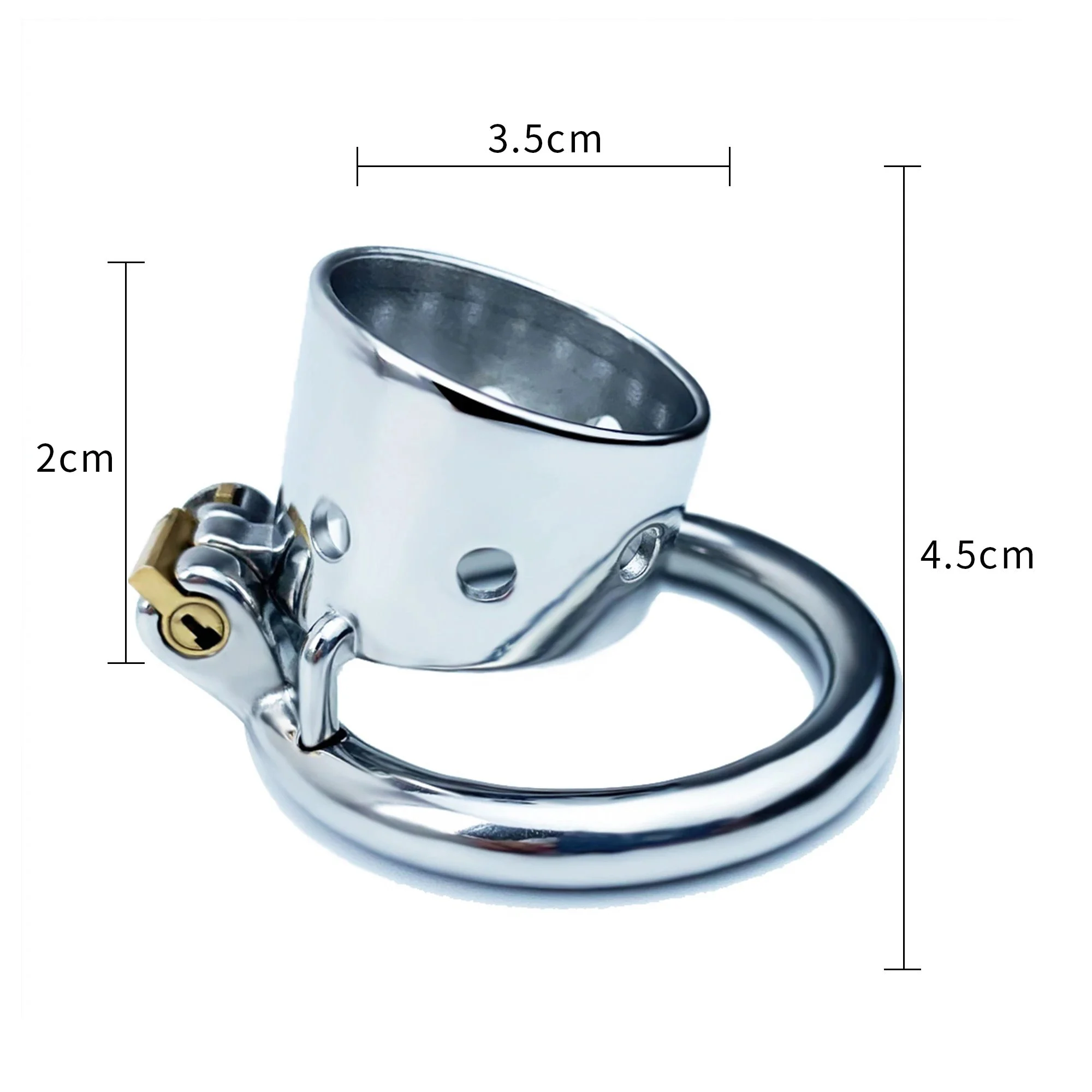 Total High 47mm 304 Stainless Steel Penis Male Chastity Belts Pictures Sex Sm Chastity Belt Steel for Men