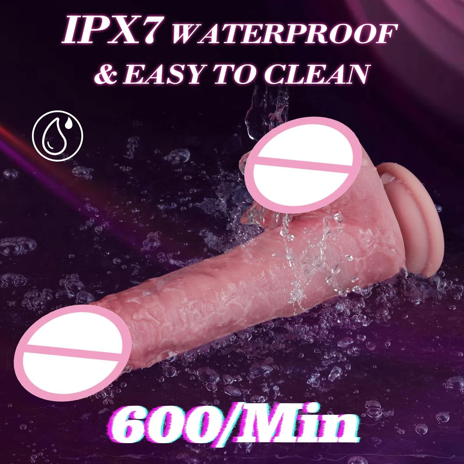 Anal Vaginal Masturbation Remote Control 8.5 Inch Heating Thrusting Realistic Dildo Vibrator Adult Sex Toy for Men Women Couples