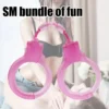 Bondage Restraints Footcuff Anklecuffs SM Game Roleplay Soft Rubber Handcuffs Sex Toy