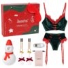 Luxury Christmas Sex Gift Box Set Christmas Style Sexy Lingerie Adult Romantic Lovers Sex Toy Gift BDSM Set