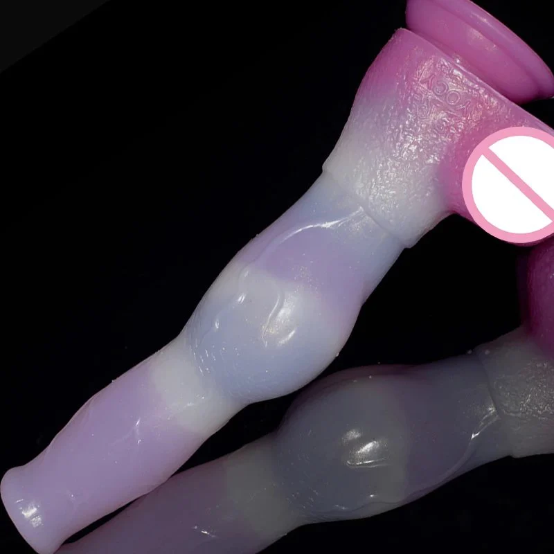 Adult Dog Squirting Dildo Gorgeous Ejaculation Dildo for Women Flexible Sex Tool Silicone Animal Penis