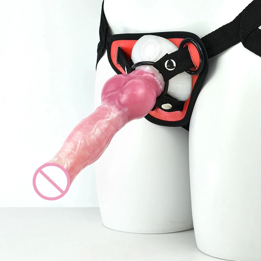 Adult Sex Toy Medical Grade Liquid Silicone G Spot Artificial Penis Female Masturbation Device Wearing Dildo for Men or Women