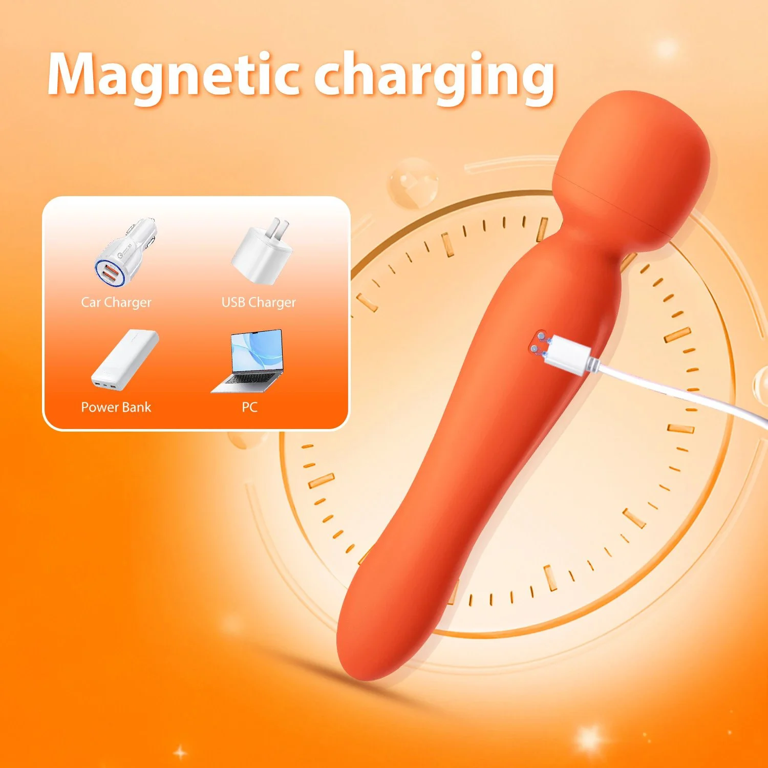 Rechargeable Waterproof 10 Speed Phone App Controlled Vibrator Adult Toy Double Ended Vibrator for Women