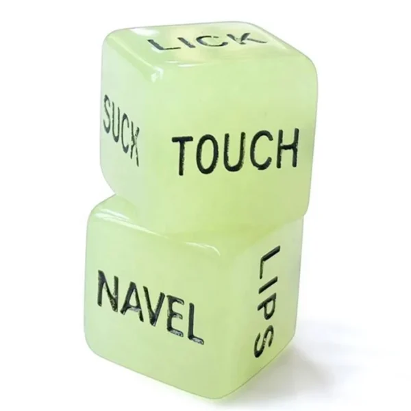 Accessories Glow in Dark Acrylic Sex Dice for Adult Erotic Games