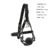 Adult Products Breathable Silicone Harness Mouth Gag With Nose Hook Sex Toy