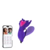 Smart Control Strap-on 9 Vibration Modes Outdoor Hidden 3 in 1 Wearable G Spot Stimulation Panty Butterfly Vibrators