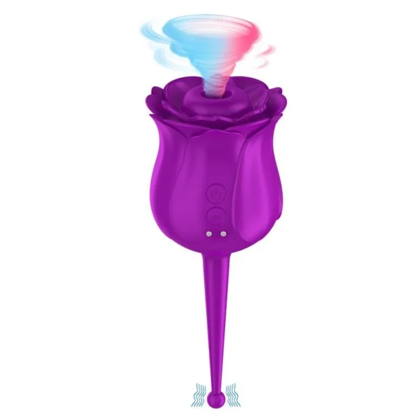 Rose Sucker Vibration Teasing Jumping Egg Female Masturbator Sex Toys Adult Products