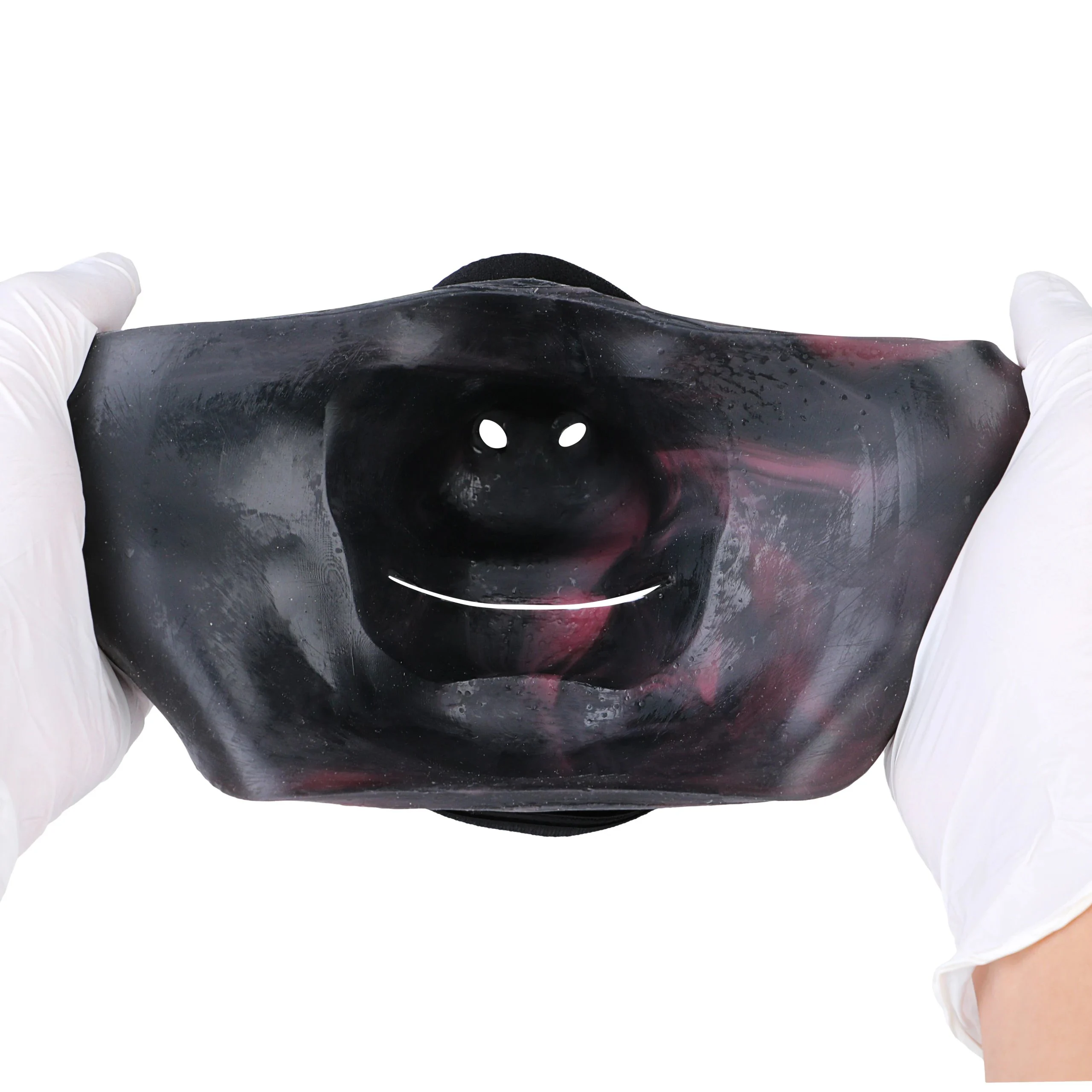 Bloodthirsty Wolf Original Half-Face Mask Adjustable Size Fetish Mask Dark Series Roleplay Prop