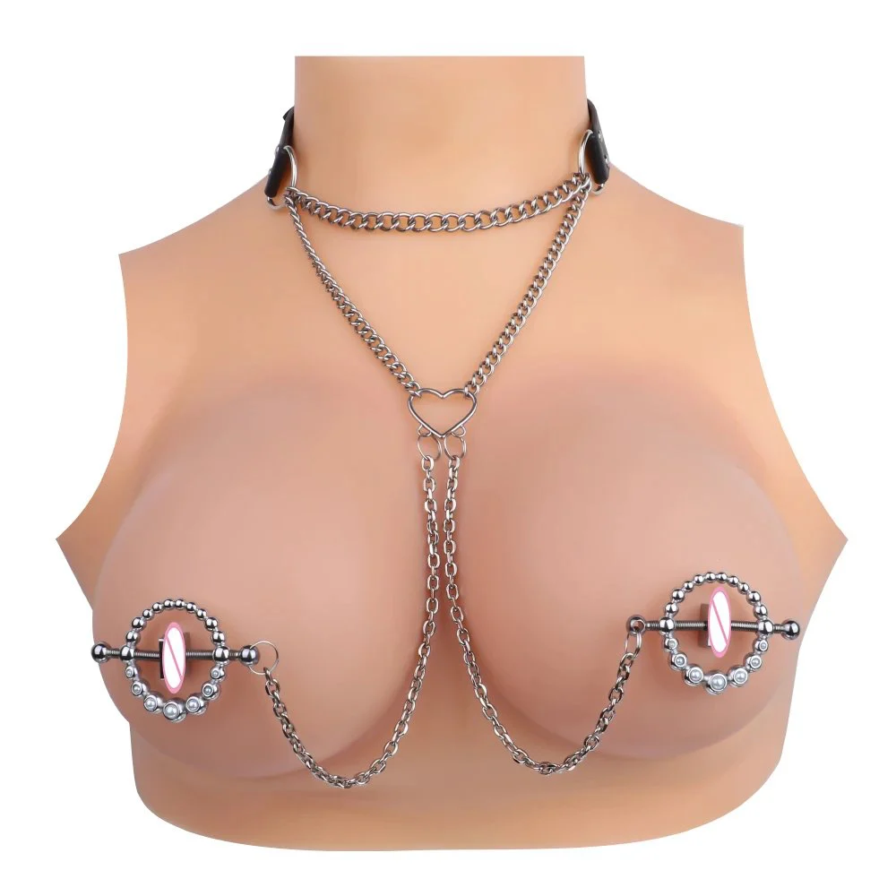 Circle Metal Nipple Clamps for Women Nipple Stretching Couple Erotic Game