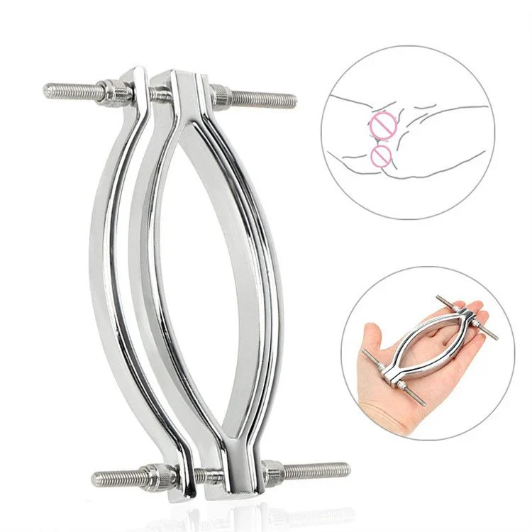 Bondage Sex Toy for Female Clitoris Clamp Stainless Steel Clitoris Clips