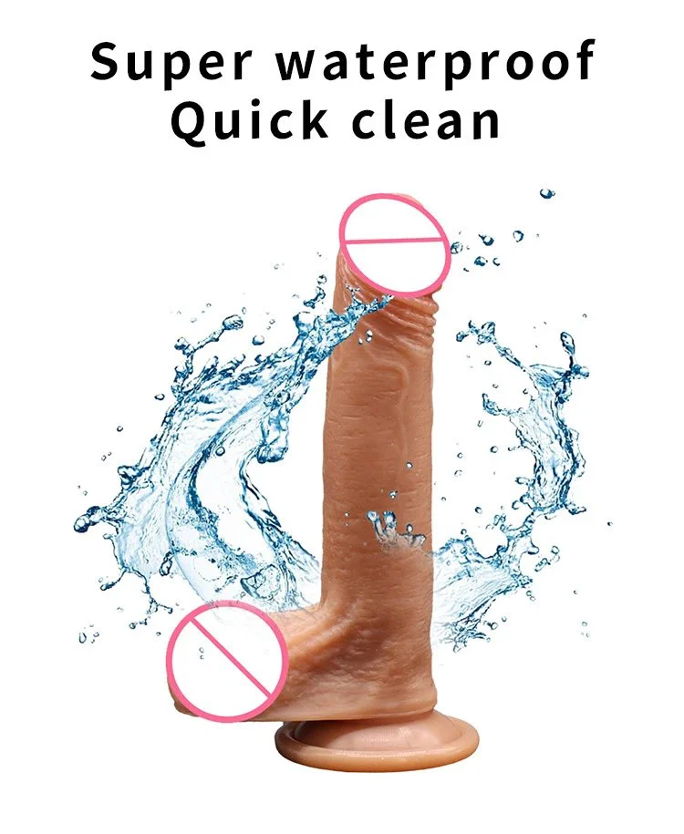 Female Masturbation Toy Liquid Silicone Super Soft Realistic Dildo Penis Adult Women Intimate Pleasure Product