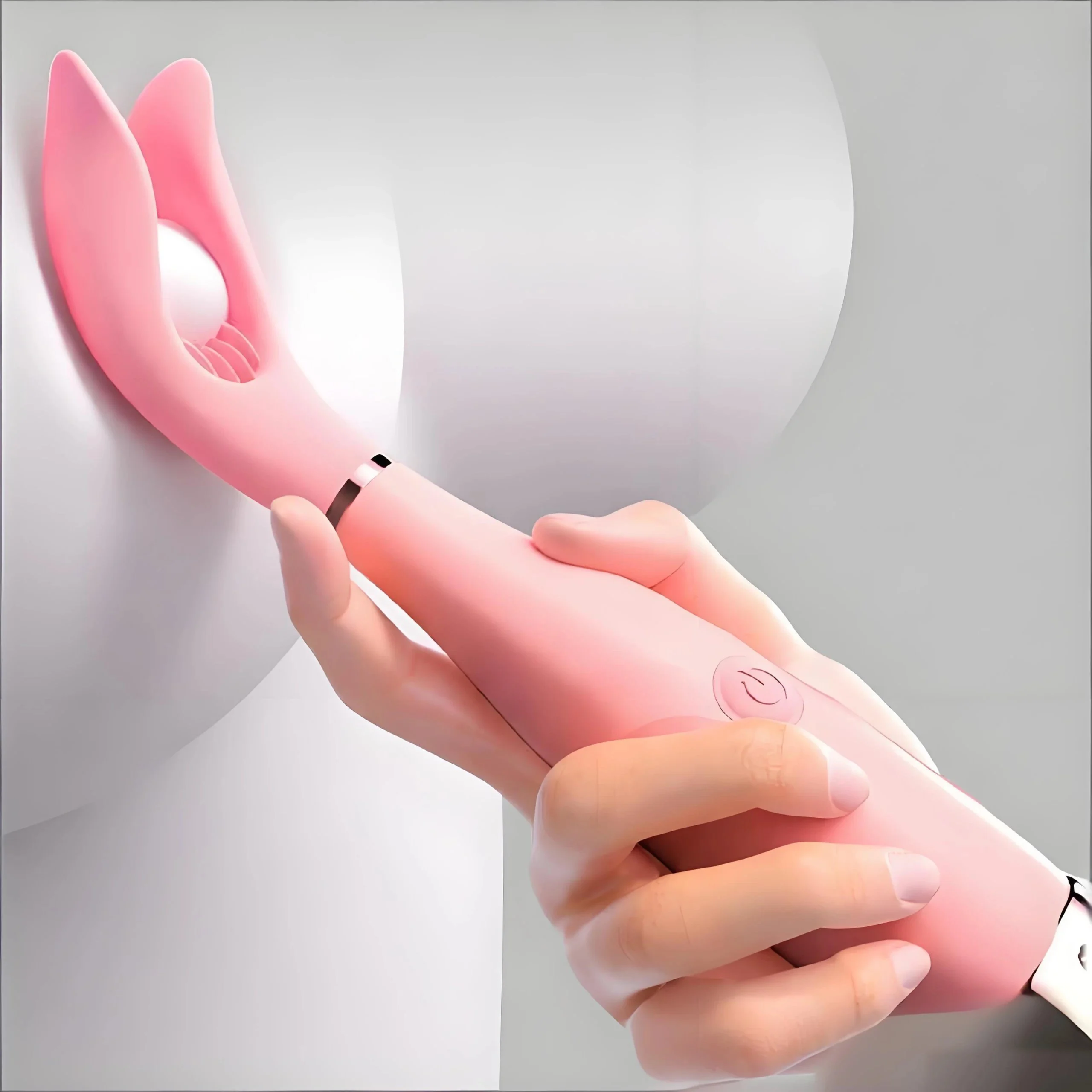 Breast Vibrator Dildo USB Charging Strong Vibration Clamping Waterproof 10-Speed Quiet Sexual Toy Provocation Female