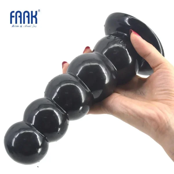 Bead Butt Plug Thick Anal Plug Toys for Men Women Sex Toy