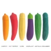 Sexy Shop Female Masturbation Silicone Cucumber Corn Eggplant Vibrator Dildo Vegetable Dildos