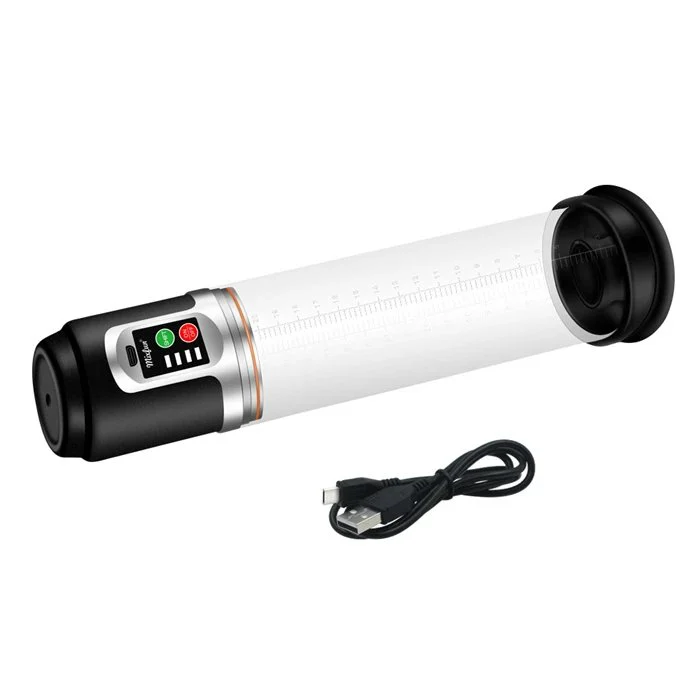 Automatic Men's Vacuum Penis Pump Silicone and ABS Male Enhancement Exercise Tool Sex Toy and Massager