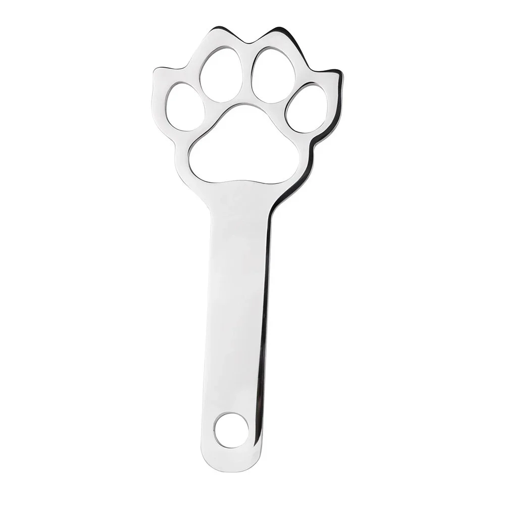 Adult Sex Toys PawPrint Design Metal Spanking Paddle Intended for Experienced Players Bedtime Play for Man and Woman Pleasure
