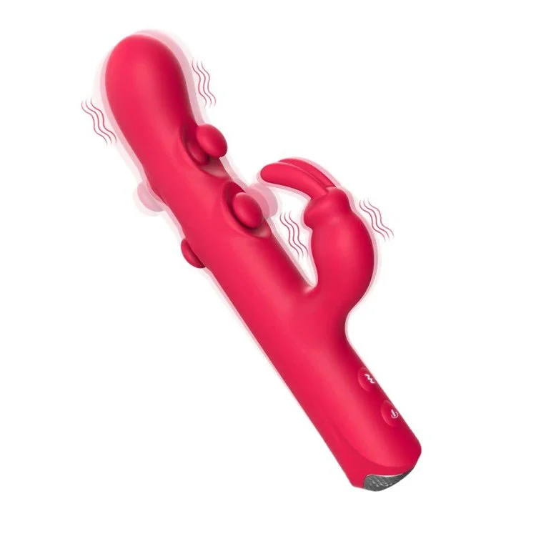Telescopic Dildos Rabbit Vibrator G Spot Masturbator Clitoris Stimulator Adult Sex Toys for Women