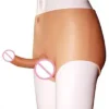 Soft Adult Men Hollow Artificial Penis Underwear Women Man Masturbation Wearable Realistic Silicone Dildo