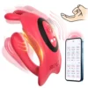 Long Distance Controlled 9-Speed USB Power Panty G-Spot Vibrator with Mobile Phone App Wearable Butterfly Panties