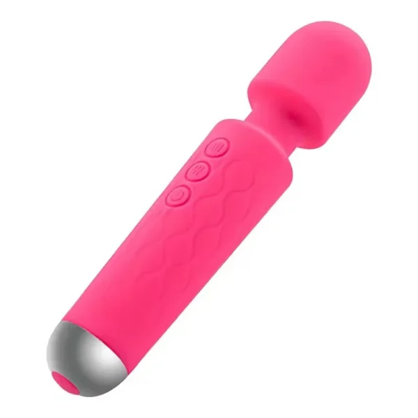 Adult Sex Toy Vibrator AV Wand Rose Red USB Rechargeable Waterproof 20 Frequencies G-string Masturbator for Women
