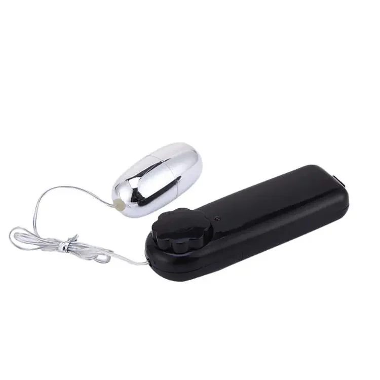 Adult Sex Toy for Women Remote Control Black Vibrating Egg Battery Bullet Egg Vibrator