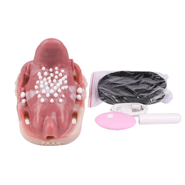 Complexion Vibrating Burr Thick Tongue Grinding Machine Couple Foreplay Flirting Orgsm Skin-kindly Silicone Sex Toy