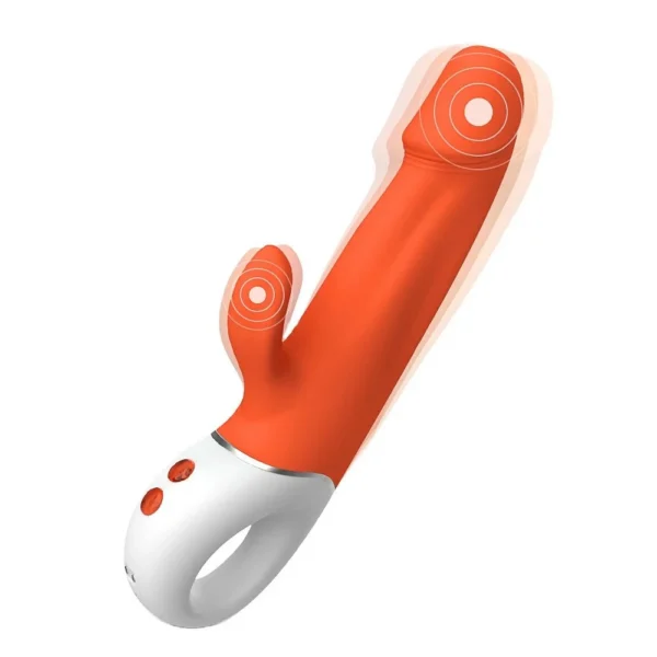 USB Charging IPX7 Waterproof Simulated Glans Female Masturbation G-spot Stimulus Rabbit Vibrator