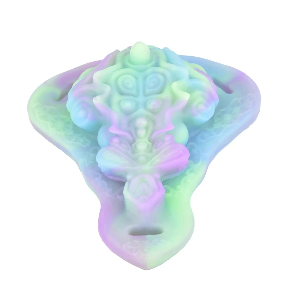 Popular High Quality Etrotic Sex Toy Sex Grinding with Glow Stick Wearable Fanatsy Masturbator Colorful Lesbian Massage Toys