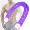 Realistic Soft Silicone Dildo Huge Penis BDSM Hard Plastic Vibrator for Male and Female Use